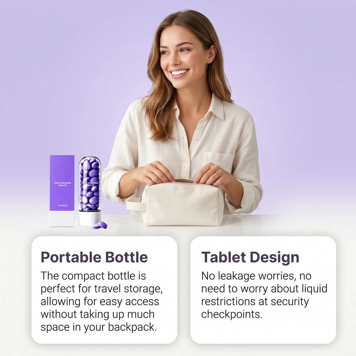 Purple Toothpaste Tablets