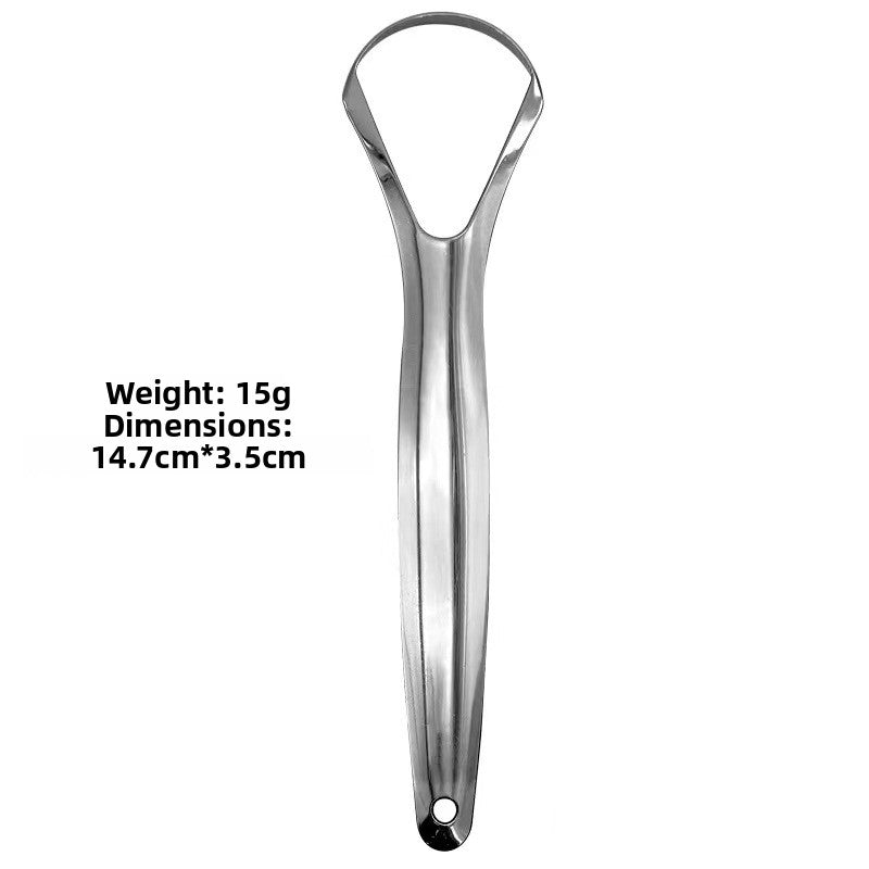 Stainless Steel Tongue Scraper – 6 Styles