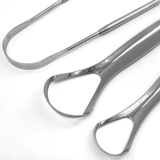 Stainless Steel Tongue Scraper – 6 Styles