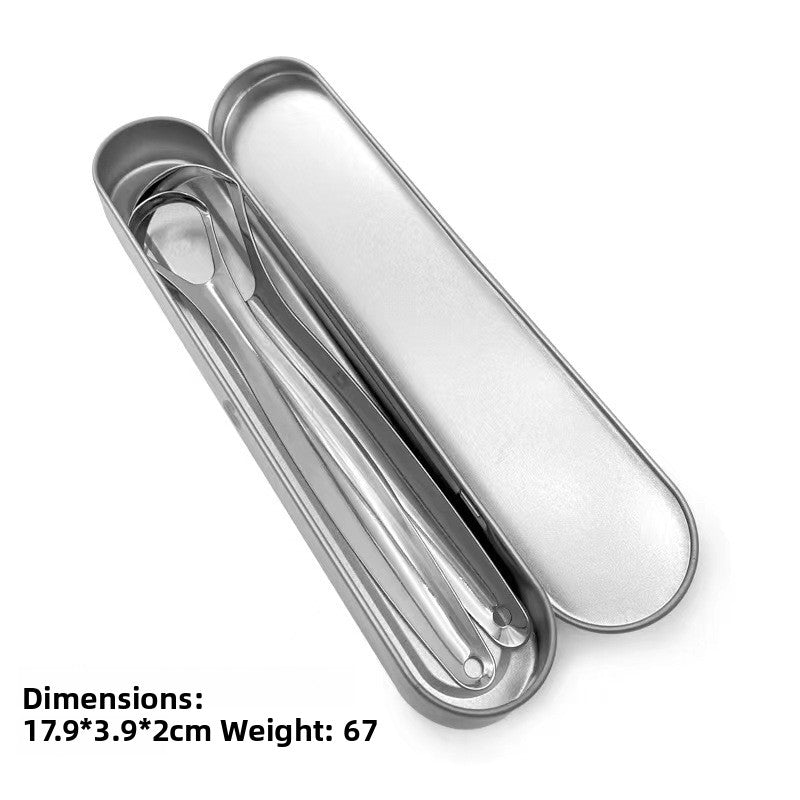 Stainless Steel Tongue Scraper – 6 Styles