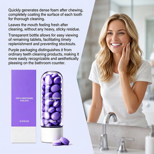 Purple Toothpaste Tablets